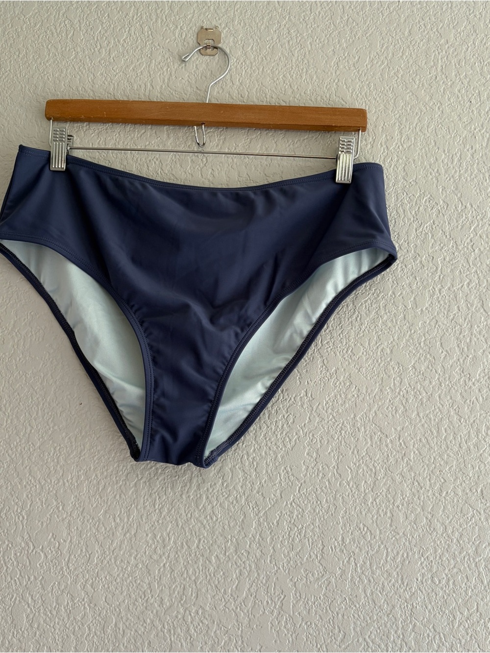 NWT Cupshe bikini Bottoms Women’s Size XL Navy Blue